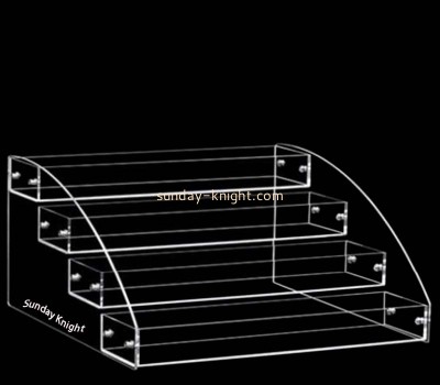 Custom wholesale acrylic 4 tiers retail display riser ODK-1194