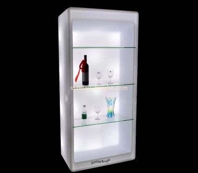 Custom wholesale acrylic luminous beer display cabinet EDK-103