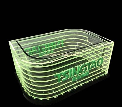 Custom wholesale acrylic luminous bar ice bucket wine set LDK-139