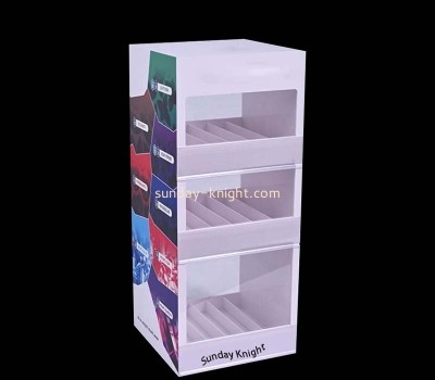 Custom wholesale acrylic luminous electronic cigarette display cabinet LDK-140