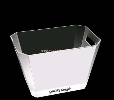 Custom wholesale acrylic luminous KTV beer ice bucket LDK-142