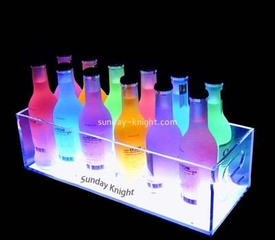 Custom wholesale acrylic luminous cocktail ice bucket LDK-143