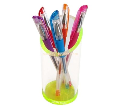 Custom wholesale acrylic countertop round pen holder DBK-1439