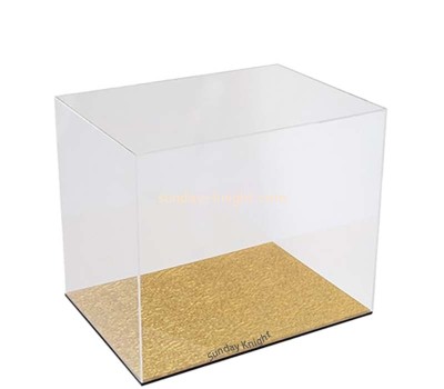 Custom wholesale acrylic 5 sided display case DBK-1442