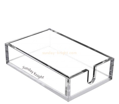 Custom wholesale acrylic guest towel holder tray STK-305