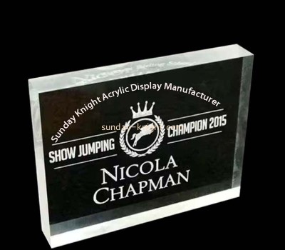 Custom wholesale acrylic block sign CAK-366