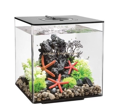 Custom wholesale acrylic offfice decor fish tank FTK-068