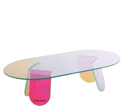 Custom wholesale acrylic long coffee table AFK-370