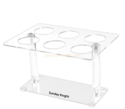 Custom wholesale acrylic 6-slot ice cream cone display holder FSK-237