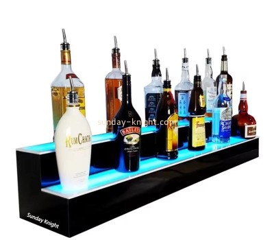 Custom wholesale acrylic Led liquor bottles display stand WDK-259