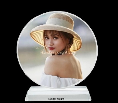 Custom wholesale acrylic tabletop decor photo frame APK-090