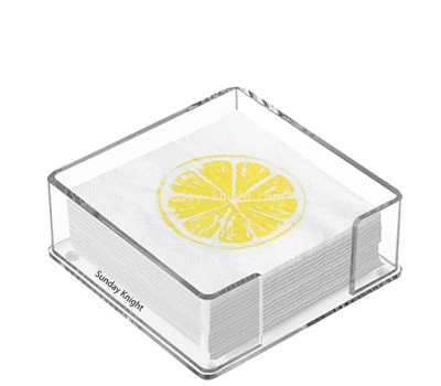 Custom wholesale acrylic cocktail napkin holder HCK-232