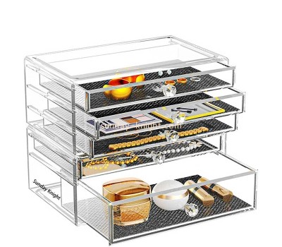 Custom wholesale acrylic 5-drawer organizer AHK-090