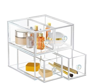 Custom wholesale acrylic 4-drawer makeup organizer DMO-092