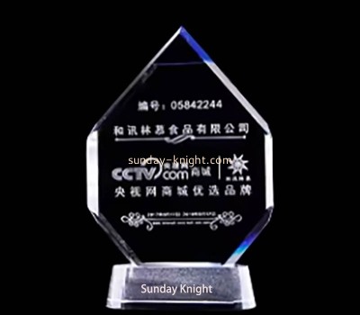 Custom wholesale acrylic award trophy ATK-100