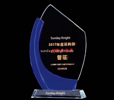 Custom wholesale acrylic employee award trophy ATK-101