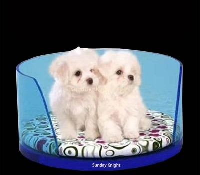 Custom wholesale acrylic round dog cat bed PCK-165