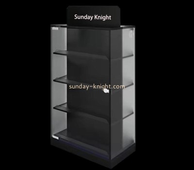 Custom wholesale acrylic LED lockable display cabinet EDK-106