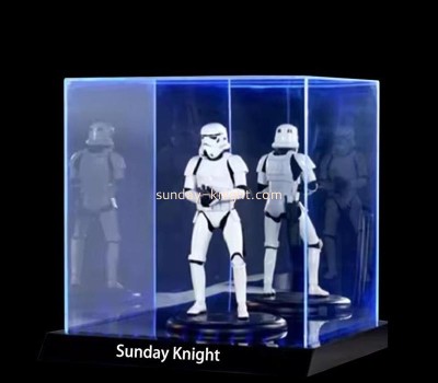 Custom wholesale acrylic collection model LED display case EDK-110