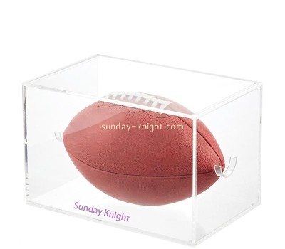 Custom wholesale acrylic football display box DBK-1452