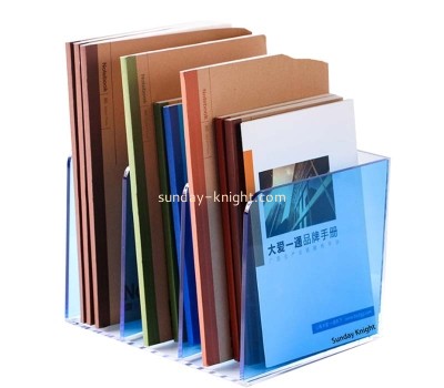 Wholesale custom acrylic 3 dividers notebook holders BHK-880