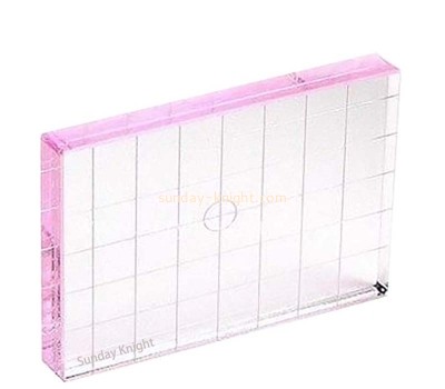 Custom wholesale acrylic stamp block ABK-256