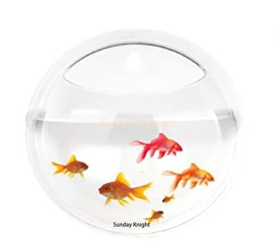 Wholesale custom acrylic wall mounted betta fish bowl FTK-075