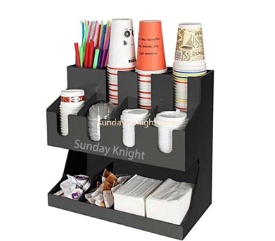 Wholesale custom acrylic countertop organizer for coffee bar FSK-244