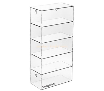 Wholesale custom acrylic 5-tier wall mounted showcase DBK-1455