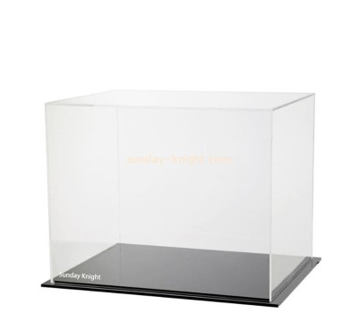 Wholesale custom acrylic showcase with black base DBK-1460