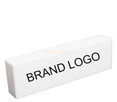 Wholesale custom plexiglass brand logo block ABK-268