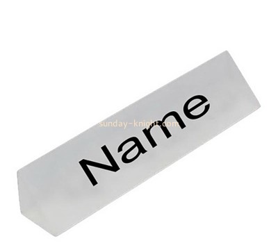 Wholesale custom plexiglass name sign block ABK-270