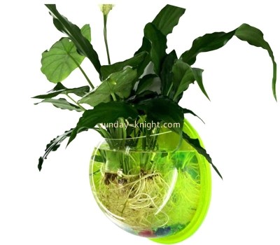 Wholesale custom acrylic hanging creative plant bowl FTK-080