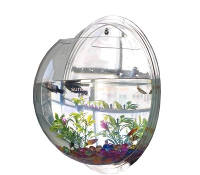 Wholesale custom acrylic wall fish bowl FTK-083