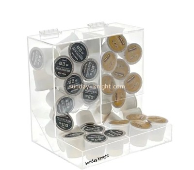 Wholesale custom acrylic coffee capsule storage box FSK-251