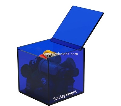 Wholesale custom acrylic coffee capsule box with lid FSK-255