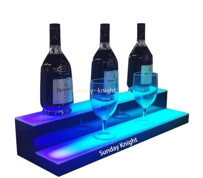 Wholesale custom acrylic led bottles display stand WDK-269