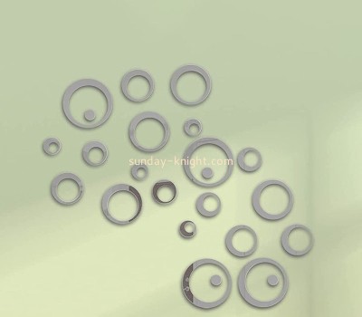 Wholesale custom acrylic wall circles mirror stickers MAK-143