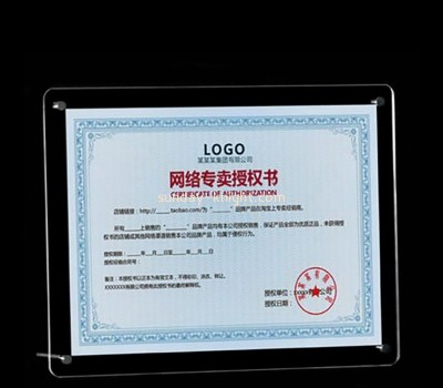 Wholesale custom acrylic certificate frame APK-097