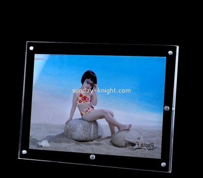 Wholesale custom acrylic desktop decor photo frame APK-104