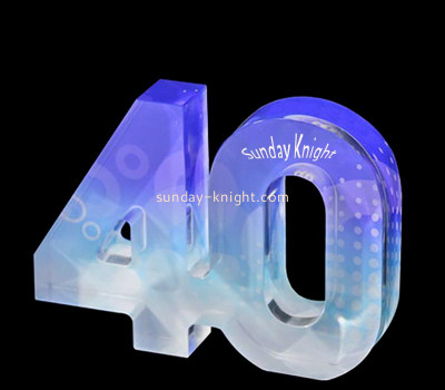 Wholesale custom acrylic block decorative letters CAK-392