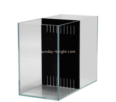 Wholesale custom acrylic betta fish tank with divider FTK-091