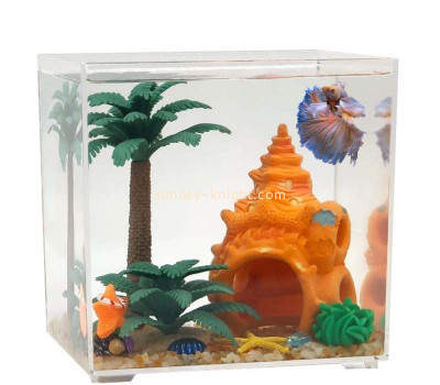 Wholesale custom acrylic betta fish aquarium FTK-093