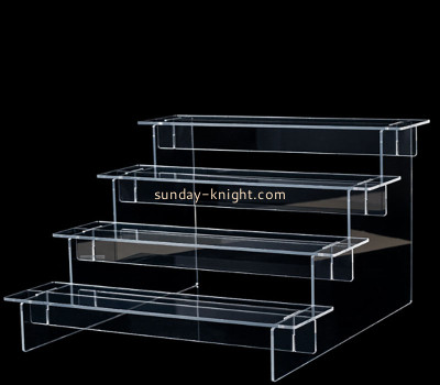 Wholesale custom acrylic 4-tier shoe display riser SSK-069